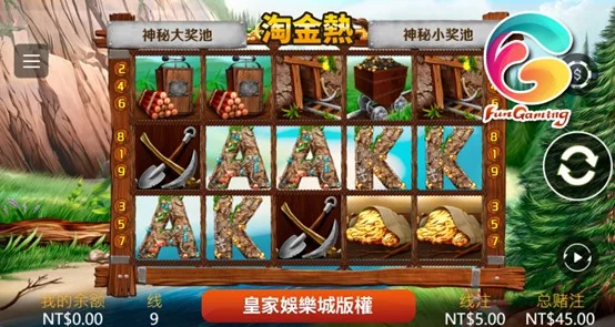 FG電子〈淘金熱〉老虎機遊戲基本介紹